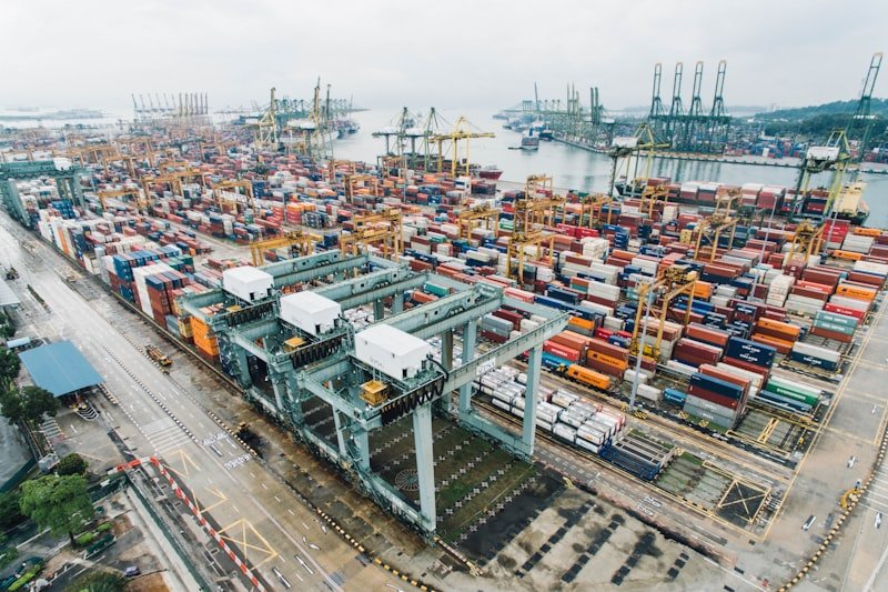 Global logistics and container port